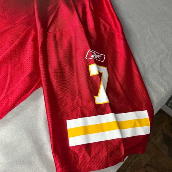 Reebok Jersey Mens 2XL Red NFL KC Cassel 7 V-Neck Short Sleeves Pullover - Picture 6 of 9